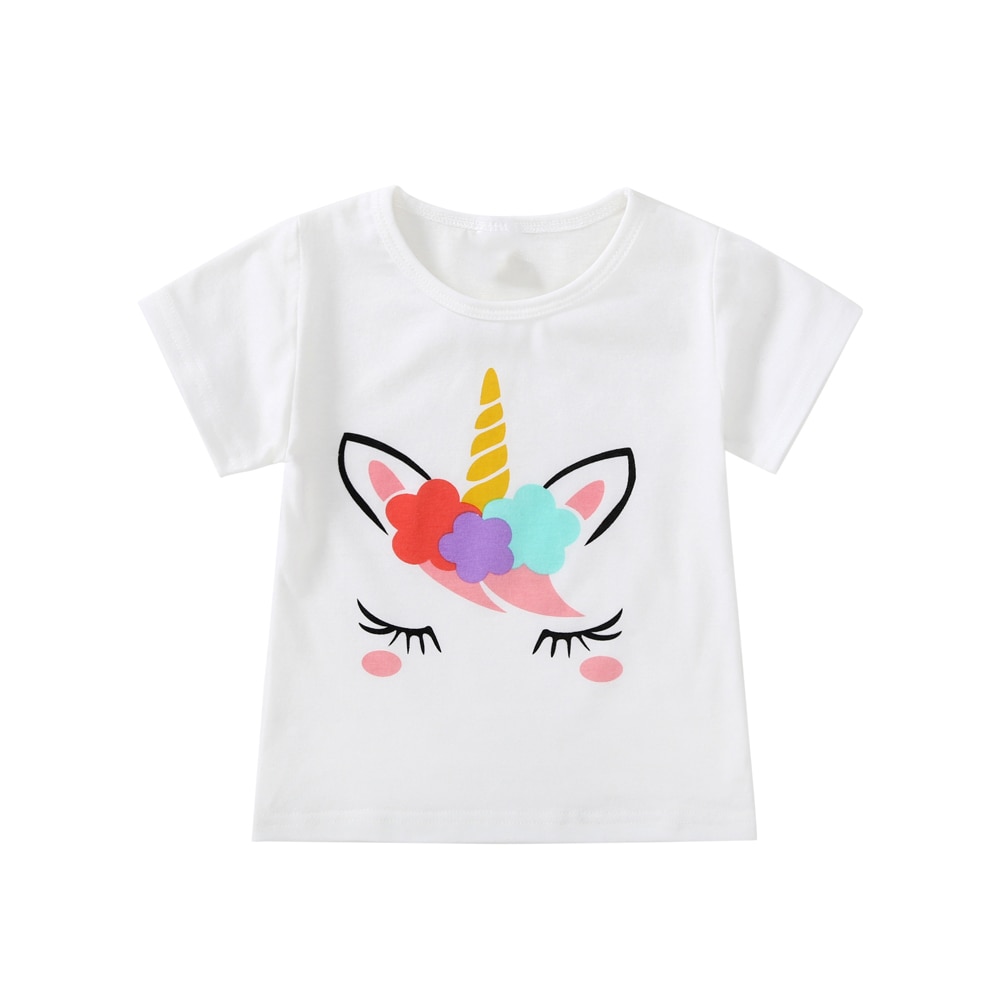 Unicorn Shirt Kids Casual Top